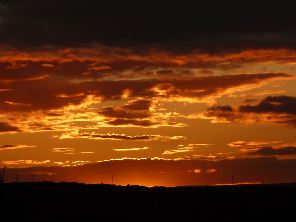Sunset over the Moors